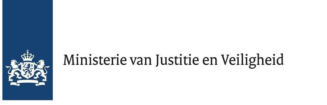 Ministerie van Justitie en Veiligheid logo